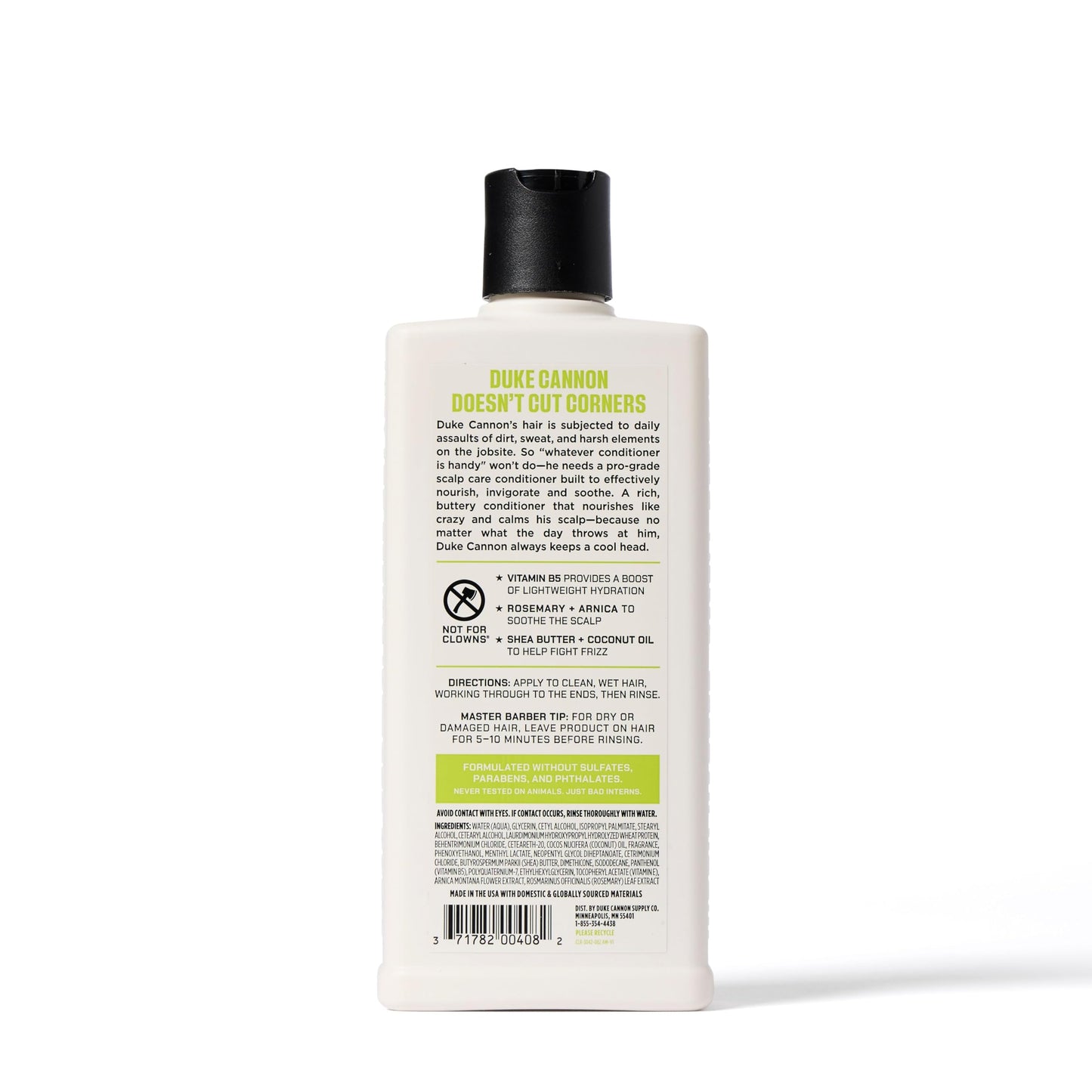 Duke Cannon Superior Grade Scalp Care Conditioner for Men, 14 oz – Vitamin B5 Hydration, Rosemary & Arnica
