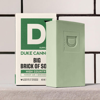 Duke Cannon Big Brick of Soap 6-Pack – High Country, Heavy-Duty 10 oz for Men
