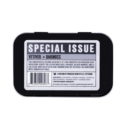 Duke Cannon Solid Cologne for Men – Vetiver & Oakmoss (Fresh Air, Sandalwood) 1.5 oz Tin, Travel-Ready Balm