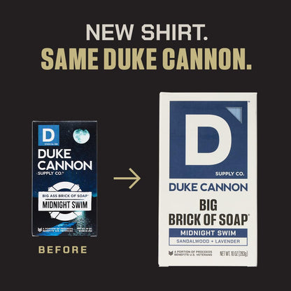 Duke Cannon Ultimate Freshness Soap 3-Pack: Midnight Swim, Superior & Naval Diplomacy (10 oz)