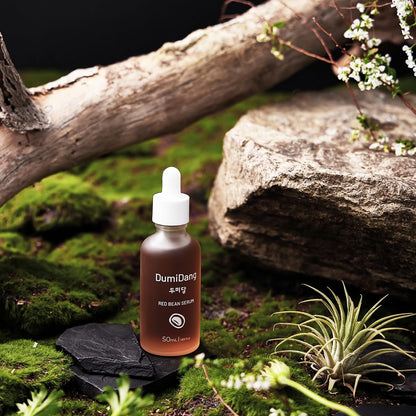 DumiDang Red Bean Serum - Korean Traditional Vegan Skincare with Fermented Red Bean & Kelp Extracts | 50mL