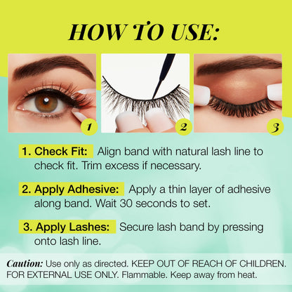 DUO Active Black Eyelash Glue – Waterproof & Long-Lasting 2-Pack (0.16 oz each)