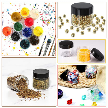 DupakSYS 4 oz & 1 oz Jars with Lids Set of 24 – Leak-Proof Cosmetic Containers