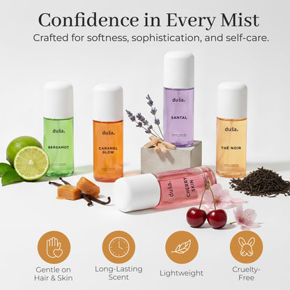 DUSA Caramel Glow Hair Perfume & Body Mist – Long-Lasting Scent for Hair & Skin | 100 ml