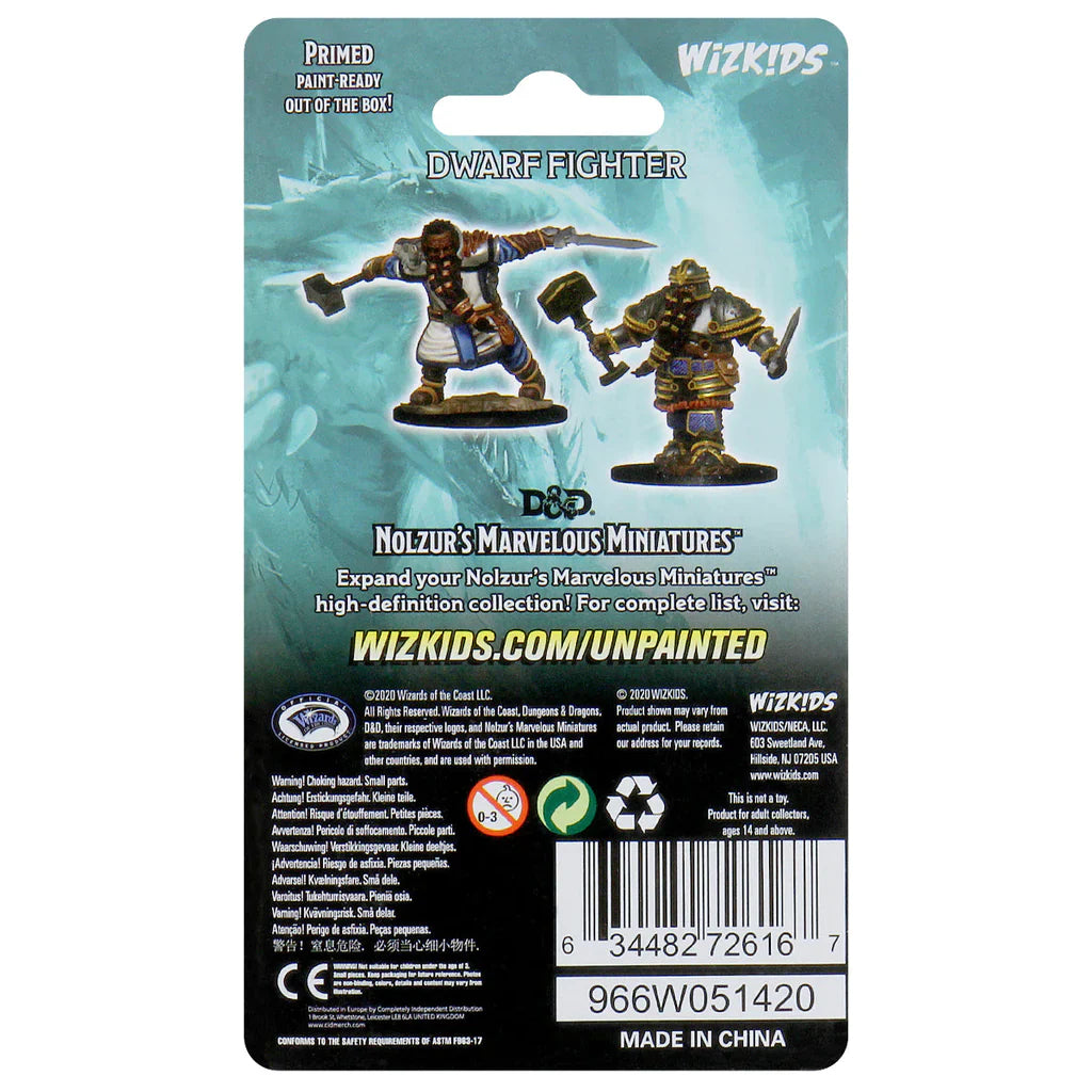 Dwarf Male Fighter: D&D Nolzur's Marvelous Unpainted Miniatures (W1) 100D&D