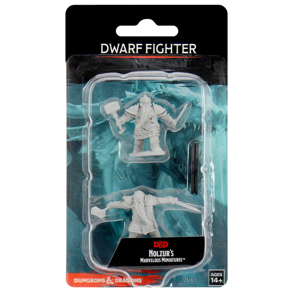 Dwarf Male Fighter: D&D Nolzur's Marvelous Unpainted Miniatures (W1) 100D&D