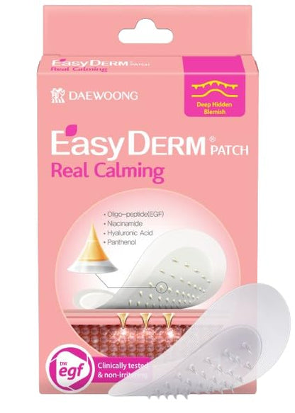DWEasyDerm EasyDerm Micro Point Acne Patch Duo – 10 Magnesium Patches + 6 Calming Microdart Patches | 2-Step K-Beauty Skincare Kit