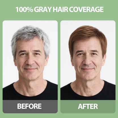 FARNDU Light Brown Hair Dye Shampoo 3-in-1 with Argan Oil – 10–15 Min Gray Coverage | DYEING 221 BC