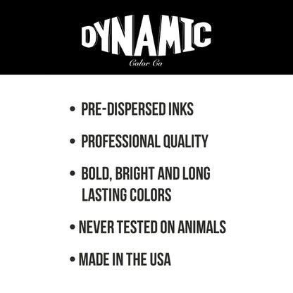 Dynamic Color Co Circa Color Set 1oz – 12 Vivid Inks for Tattooing (Electric Blue, Sky Blue, Teal, Turquoise, Lavender, and more)