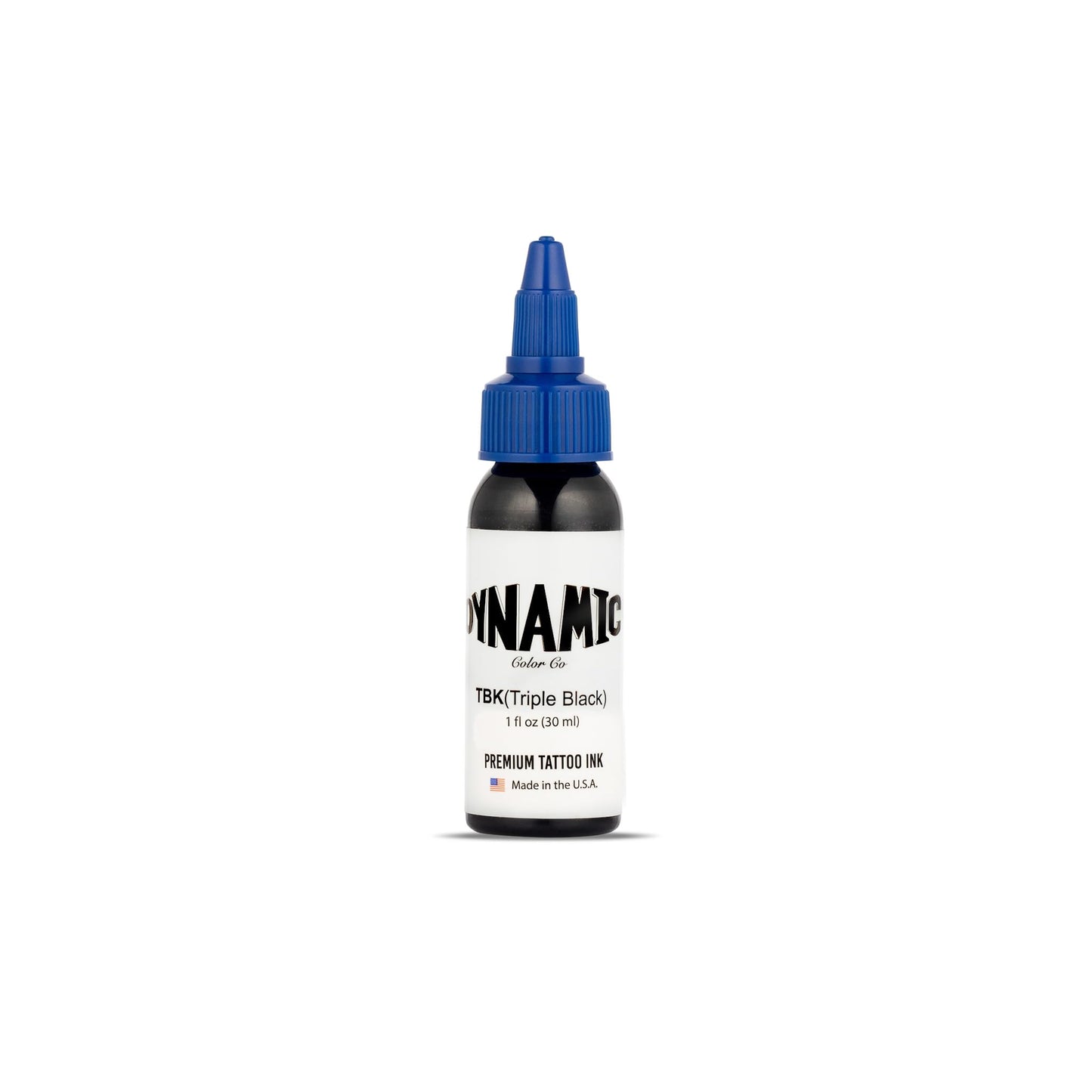 Dynamic Color Co Triple Black Ink Bottle 1oz – Pre-Dispersed Vegan Tattoo Ink