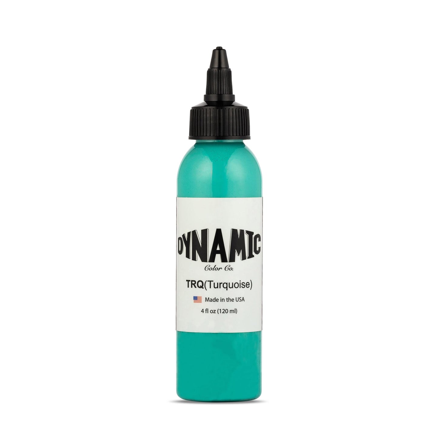 Dynamic Color Co Turquoise Tattoo Ink — 1 oz Bottle, Long-Lasting, Vivid Color, Sterilized, Made in USA