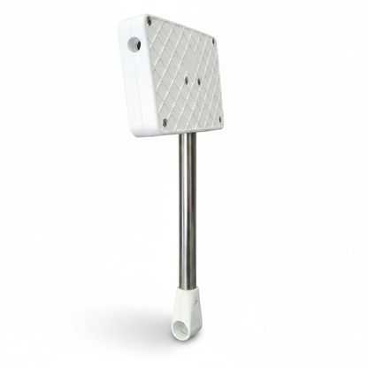 Nuova Rade Rail Mount Outboard Motor Bracket 22.8x15cm White For 25mm Rails
