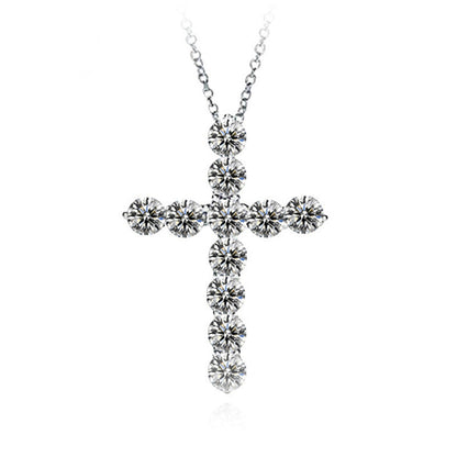 Zircon Jewellery Cross Necklace