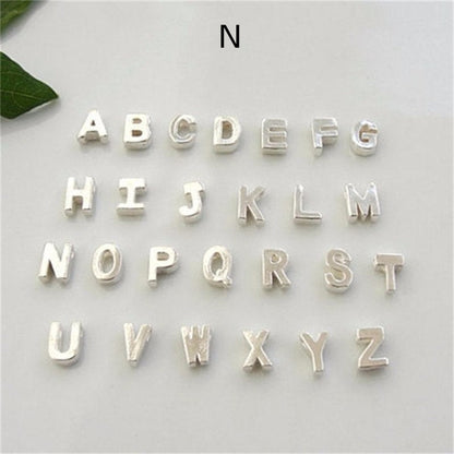 Peach Heart Shaped A-Z Letter Necklace