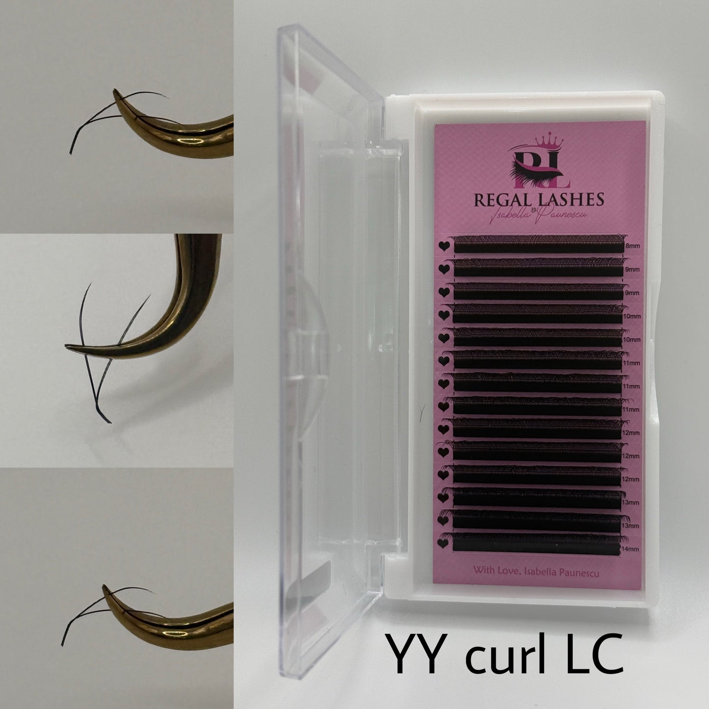 Extensii pre-made 2D YY curbura L