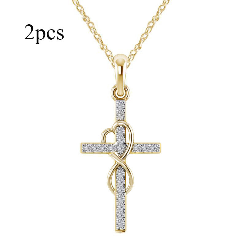 Infinity Cross Necklace