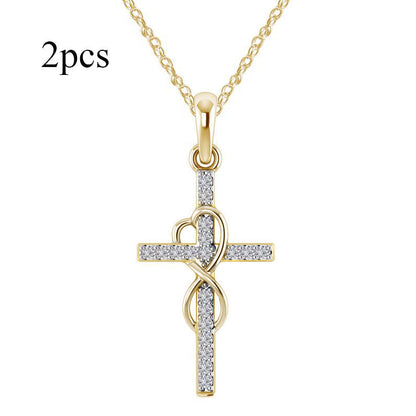 Infinity Cross Necklace