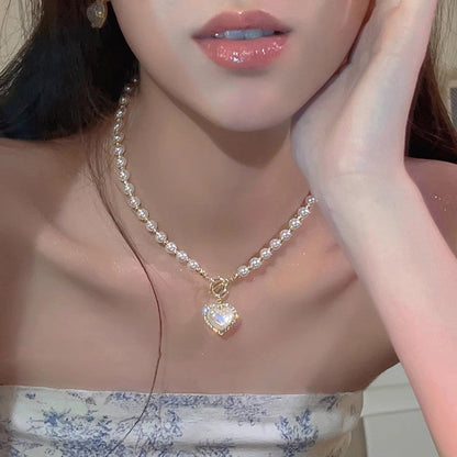 Butterfly & Pearl Necklaces