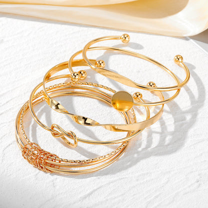 Retro Simple Chain Bracelet Set