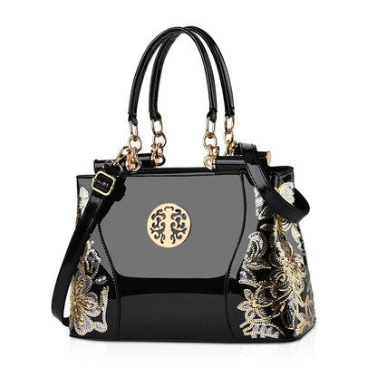 Elegant Patent Leather Handbags For Women - Stylish Hobo, Chic Tote, Versatile Shoulder, Crossbody Bags