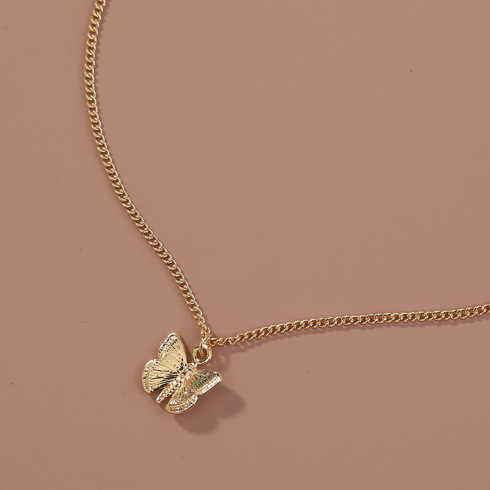 Gold Butterfly Necklace