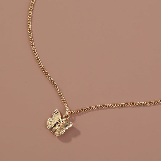 Gold Butterfly Necklace
