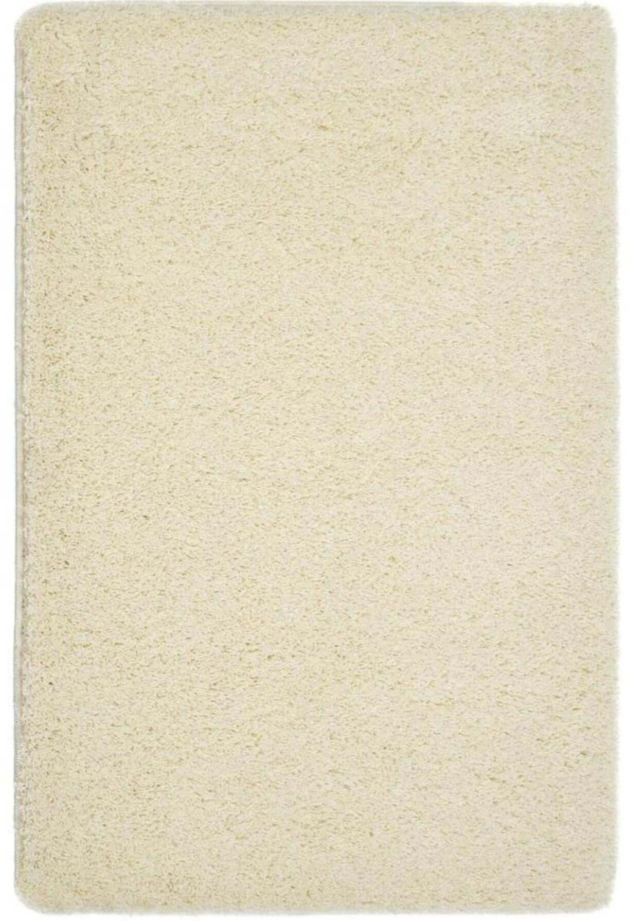 Washable Ghost Ivory Shaggy Rug