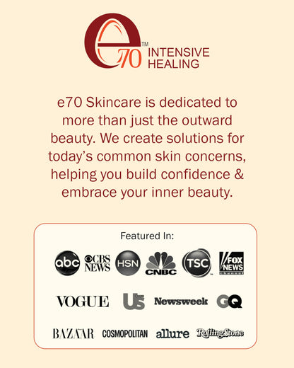 e70 Folliculitis 3-Piece Set: Shampoo, Serum & Body Spray with Salicylic Acid