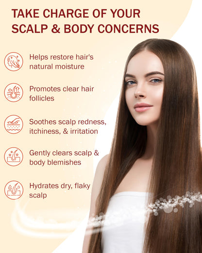 e70 Folliculitis 3-Piece Set: Shampoo, Serum & Body Spray with Salicylic Acid
