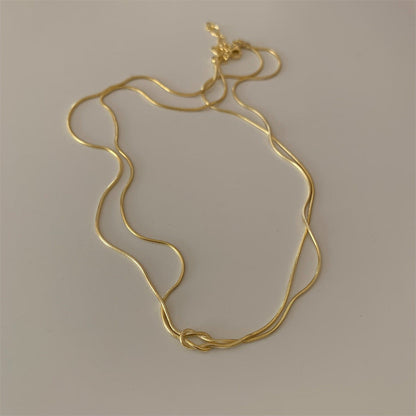 Couples Knot Necklace & Bracelet Set