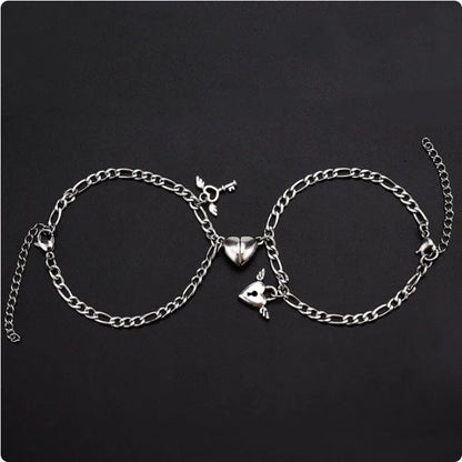 Magnet Love Heart Bracelet for Couples