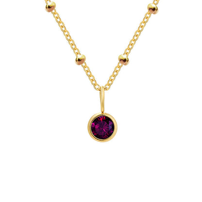 Diamond Birthstone Necklace