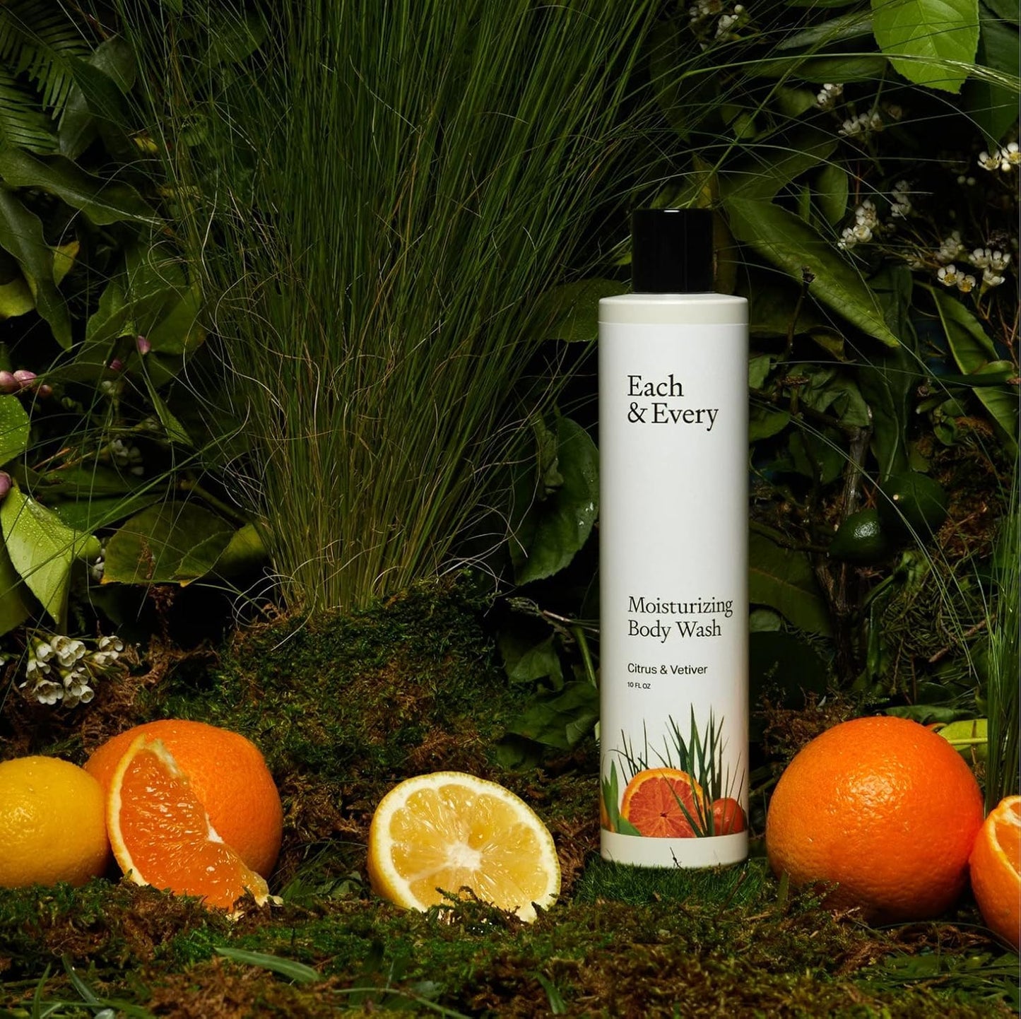 Each & Every Sensitive Skin Body Wash – Citrus & Vetiver | All-Natural, Paraben-Free, Cruelty-Free (10 oz)