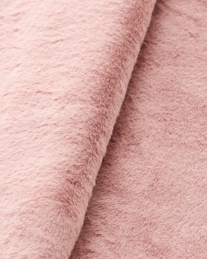 EACHY Travel Makeup Bag — Faux Fur Cosmetic Case with 180° Flat-Open Access | Large Capacity