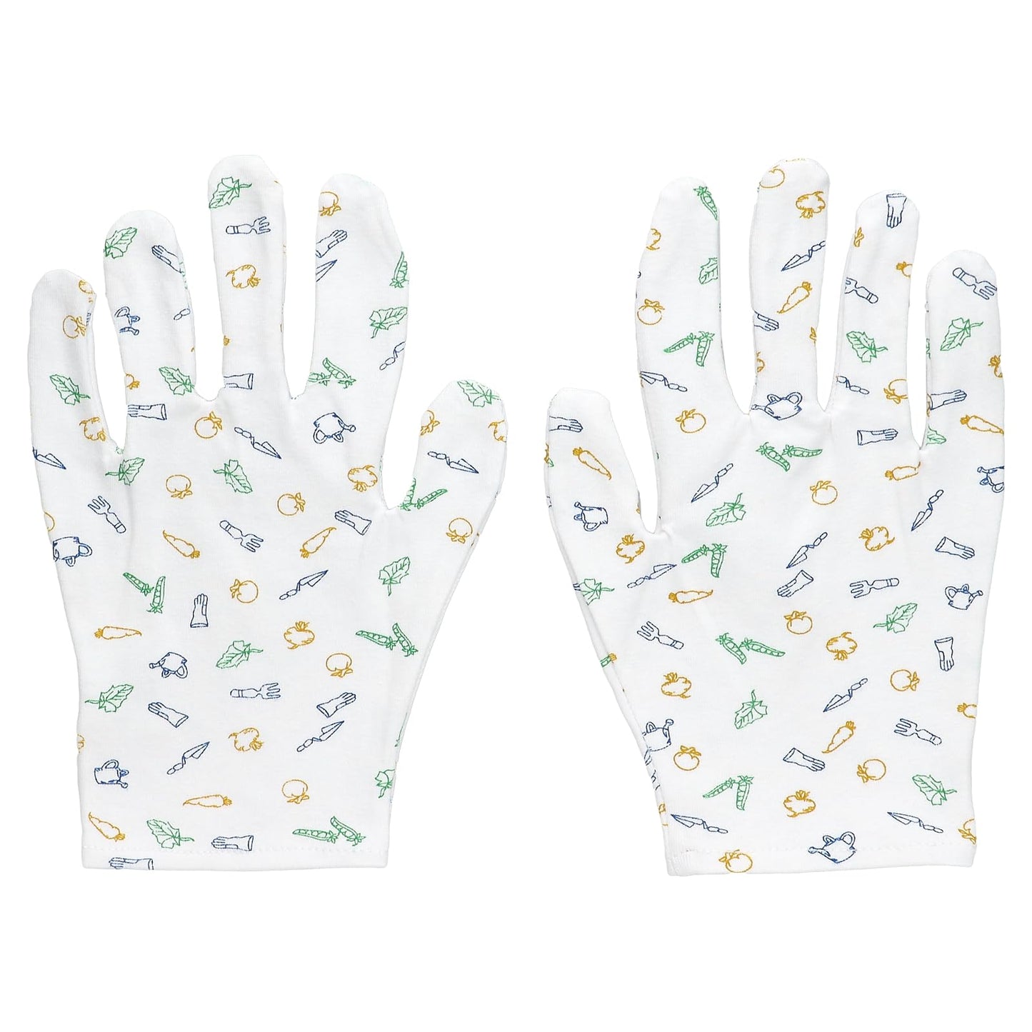 Earth Therapeutics Beauty Gloves Garden Print – Overnight Hand Therapy (1 Pair)