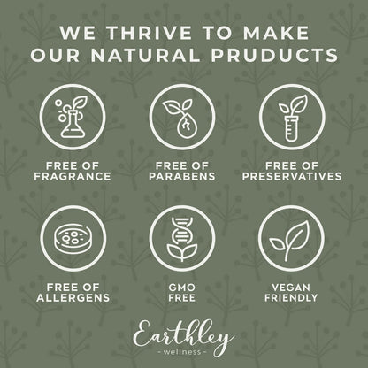 Earthley Wellness Magnesium Lotion – Award-Winning Relaxation & Recovery (6oz, Sensitive)