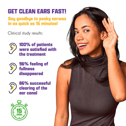 Earwax MD eosera Cleaning Kit – Fast-Acting Ear Wax Drops & Rinse Bulb