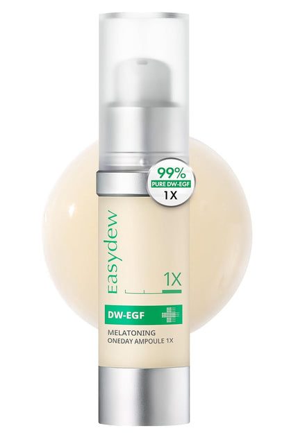 Easydew DW-EGF Melatoning Ampoule 1X | Hydrating Dark Spot Serum with Niacinamide & Glutathione