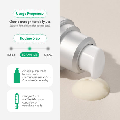Easydew DW-EGF Melatoning Ampoule 5X – Hydrating Dark Spot Serum with Niacinamide & Glutathione | Day & Night, Fast-Absorbing