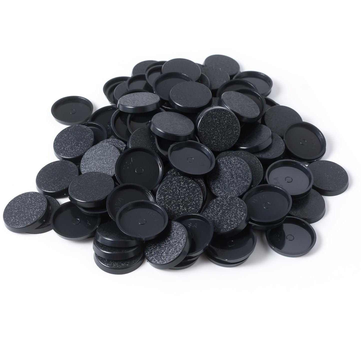 EasyPegs 28.5mm Textured Round Bases – 120 Count for Wargames & Tabletop Miniatures
