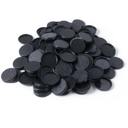 EasyPegs 28.5mm Textured Round Bases – 120 Count for Wargames & Tabletop Miniatures