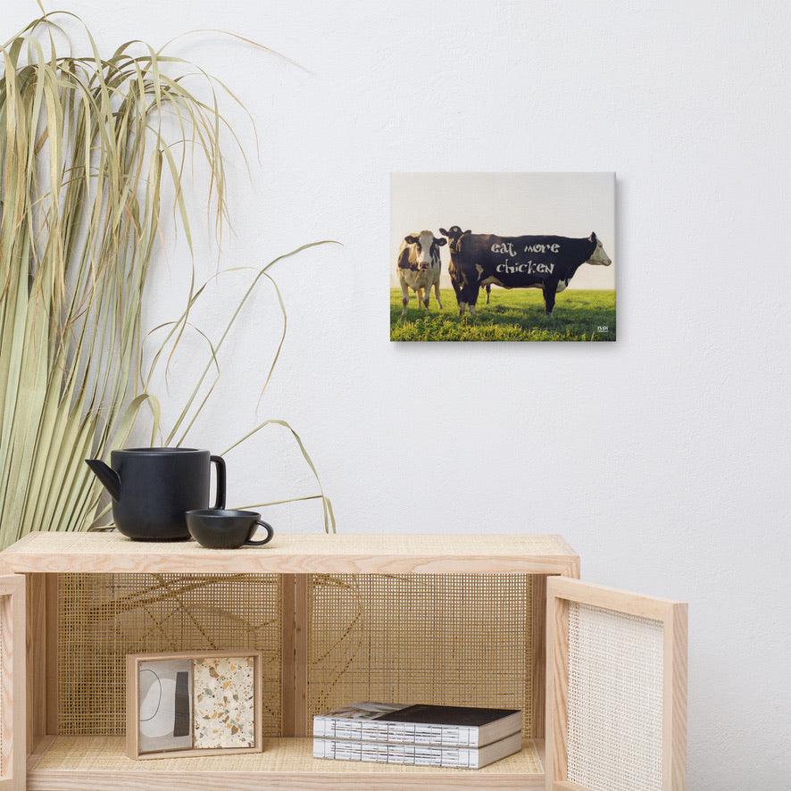 Eat More Chicken - Canvas Print