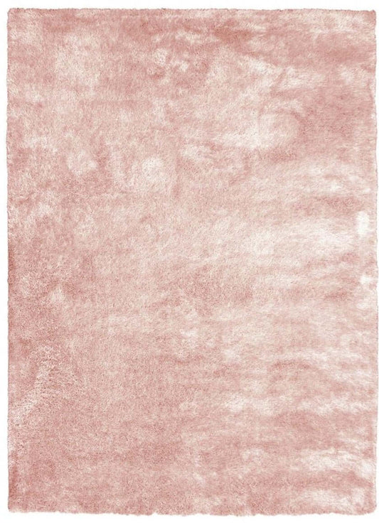 Shimmer Pink Supersoft Shaggy Rug | ODS33
