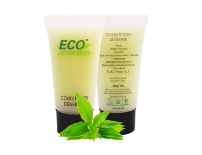 ECO Amenities Hair Conditioner Tubes – Travel-Size Pack of 288 (0.75 fl oz) with Twist-Cap