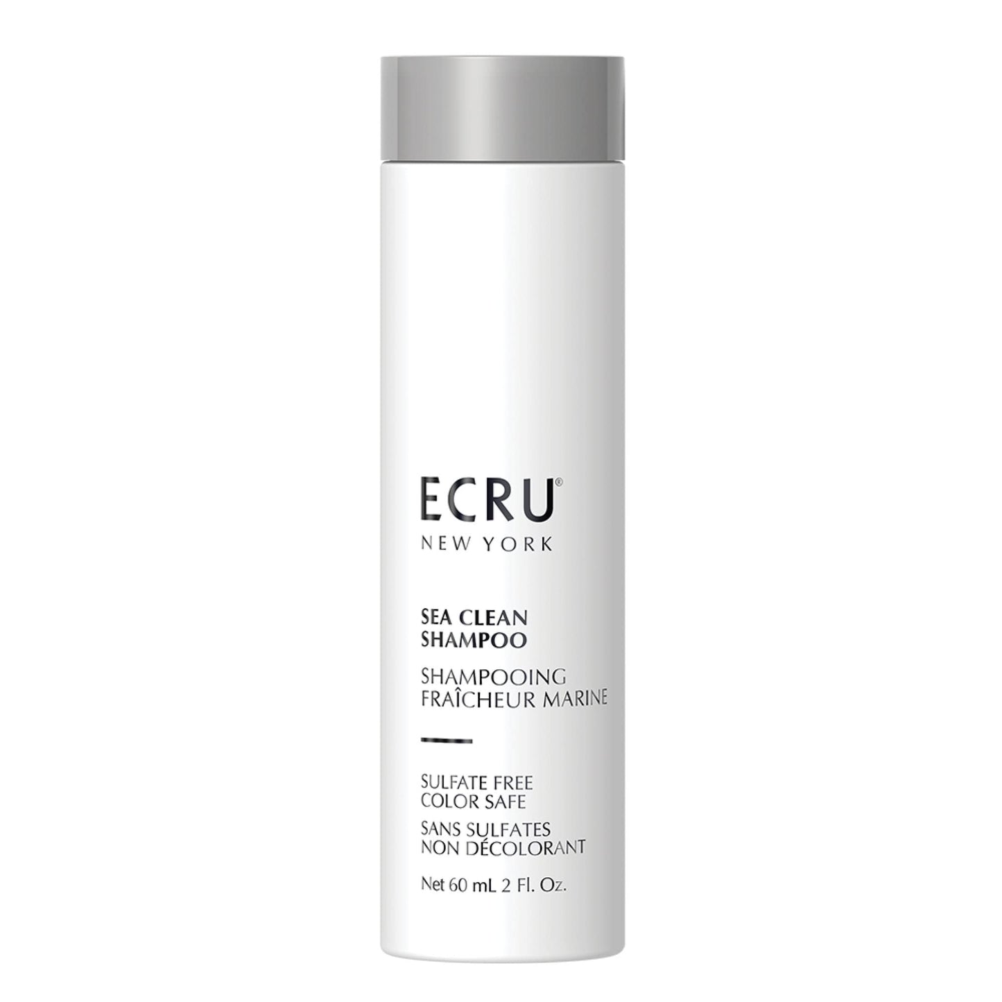 ECRU New York Sea Clean Shampoo - Lightweight Daily Shampoo, 2oz Travel Size