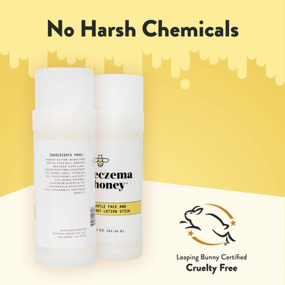 ECZEMA HONEY Gentle Face & Body Lotion Stick – Moisturizing Colloidal Oatmeal for Extremely Dry Skin