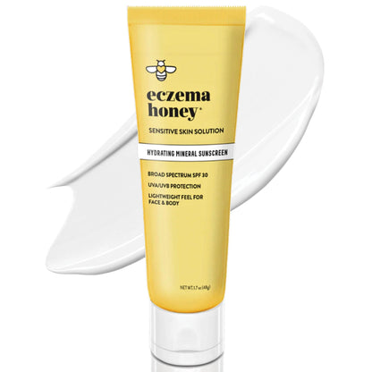 Eczema Honey Hydrating Mineral Sunscreen SPF 30 – Lightweight Face & Body Sun Cream