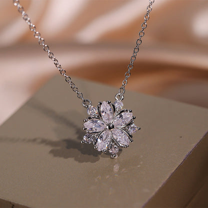 Zircon Women Necklace, Ring & Earrings Set