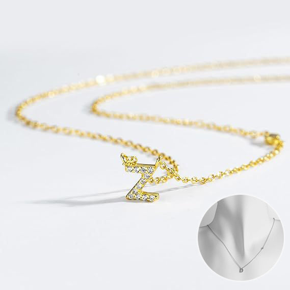 Luxury Gold A-Z 26 Letters Necklace