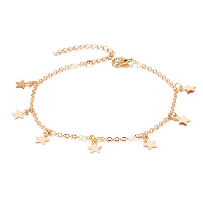 Double-Layered Heart Anklet
